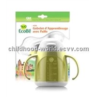 Straw-type Drinking Trainer Cup for Infants, Ecobe A303