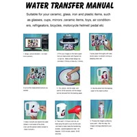 Water Transfer Printing Paper A4 Size(White /Transprant)Water Slide Decal Paper Use Inkjet Printer