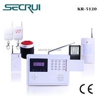 Wireless 120 zones home security auto dial alarm system(Kr-5120)