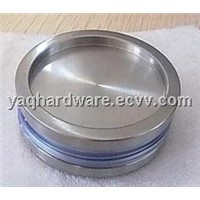 YA903-br Brass Bathroom recessed cup doorknob 60*30mm for Glass shower enclosure door