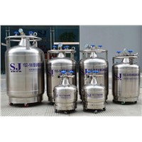 cryogenic tank, semen storage container, freezing system, aluminum dewar