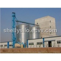 flat bottom steel silo, wheat storage silo, grain silo