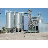hopper bottom steel silo, galvanized grain storage silo, from 5t to 12000t