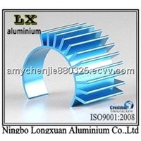 irregular aluminium heatsink profile