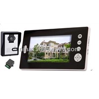 night vision function 7 Inch hands free wireless video door phone entry system with lock function
