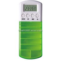 plastic digital pill box with alrm timer for promotion gift