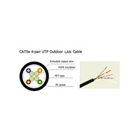 utp cat5e outdoor cable,lan cable ,network cable , solid bare copper , 24 awg