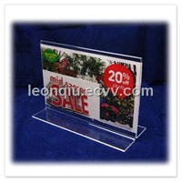 various size and shape lucite display holder