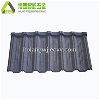 colourful stone coated metal roofing tile