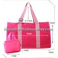 2012 Handbags Hot Korean Retro Big Capacity Waterproof Nylon Travel Bag Attached Pouch