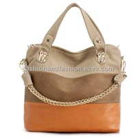 Spot Supply 2012 New Hit Color Stitching Shoulder Specials Handbag