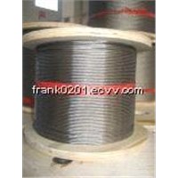 6.35mm (1/4&amp;quot;) 1x19 S. S. Wire Rope (AISI304, 316) EN12385-4 (DIN 3053)
