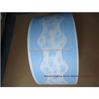 Disposable sanitary PE film for diapers, nappies