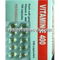 Vitamin E soft capsules 400