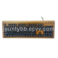 100% bamboo naturer eco-friendly keyboard 0003