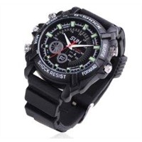 1080P camera watch with HD video recorder support IR camera