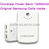 12000mAh Power Bank for iPhone iPad