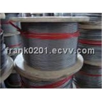 1x19 stainless steel wire rope (AISI304, 316) EN12385-4 (DIN 3053)