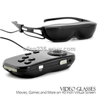 40inch Screen Multimedia Video Glasses with Player