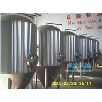 600 L draft beer equipment with manhole for pub, resturant, hotel