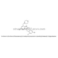 6-chloro-3-(4-chloro-2-fluorobenzyl)-2-methyl-8-(morpholin-4-ylmethyl)imidazo[1,2-b]pyridazine