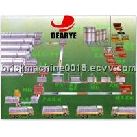 Aerated concrete production section and corollary equipment