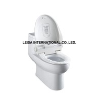 Automatic changing cover toilet