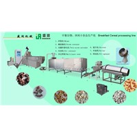 Breakfase Cereal Snacks Food Production Line/ Puff Snacks Machine