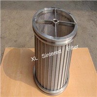 Coal separation wedge wire screen filter