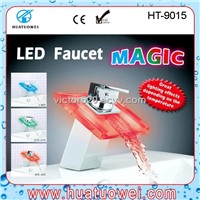 Colorful led water faucet (HT-9015)