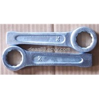 DIN7444 striking face box wrench,slogging ring wrench