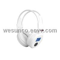 Digital SD card wireless music earphone(MJ-168 White)