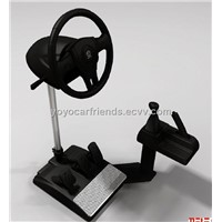 Driving training simulation machine