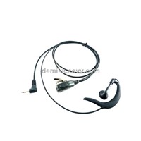 Two Way Radio G Shape Ear Hook Earphone with Small Lapel PTT > GT - E 007 M1