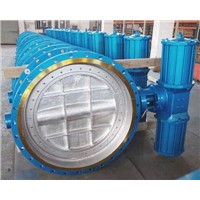 Eccentric hard seal butterfly valve, metal seal butterfly valve