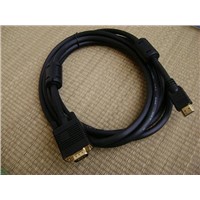 HDMI to DVI 24+1 cable with ferries