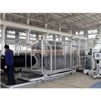 HDPE Double wall corrugated pipe production line