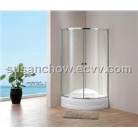 High quality arylic tray with frame sector shower enclosure S18052