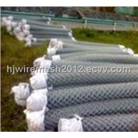 Hot galvanized chain link fence