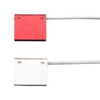 ISO Red, White color ABS plastic high security cable seals with printing logo