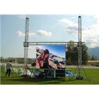 Iron Full Color Electronic Outdoor Led Video Wall Rental P10 1R1G1B IP65