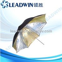 LW-RU02 LEADWIN 33'' 36'' 40'' 43'' black and gold silver studio umbrella
