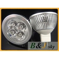 MR16 4X1w led spotlight,bulb light,macro chip,high power 6000-6500K,nature white