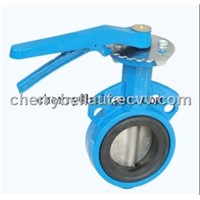 Manual-Operated Wafer Butterfly Valve