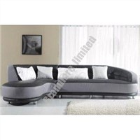Modern Style Real Leather Corner Sofa Set  GYL402