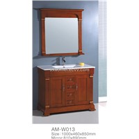 Oak Bathroom Cabinet (AM-W013)