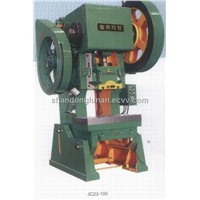 Open type back inclinable power press machine