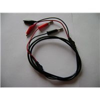 P1016 Oscilloscope probe Double banana plugs to double clips factory offer