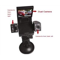 P3000 90 Degree Lens and 270 Degree Rotation 2.0inch Screen Car DVR Dual Camera