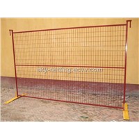 PVC coated fence panel with flat base